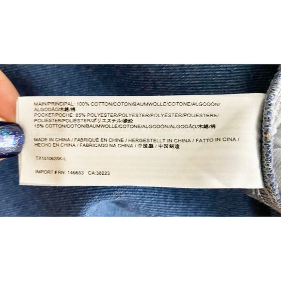 The Fifth Label Women's Infinity Skirt Classic Blue Denim Wrap Waist Stretch NWT - Picture 10 of 11